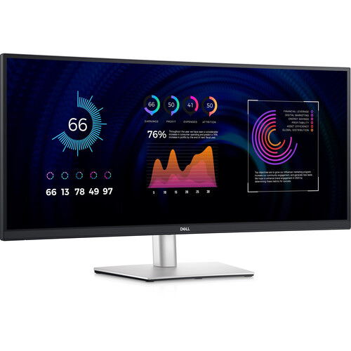 Màn hình cong Dell P3424WE 34.14 inch (3440 x 1440) WQHD IPS 60 Hz (HDMI, DisplayPort, USB-C)