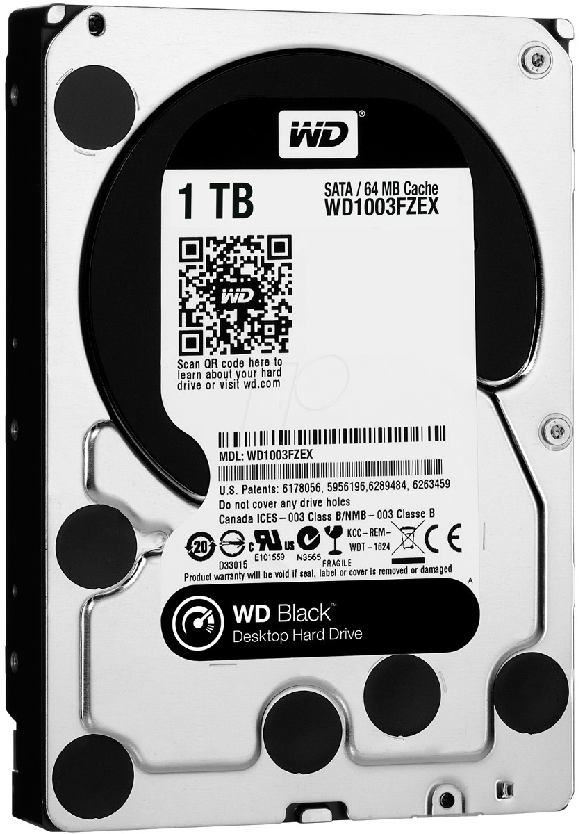 HDD WD 1TB Black - WD1003FZEX