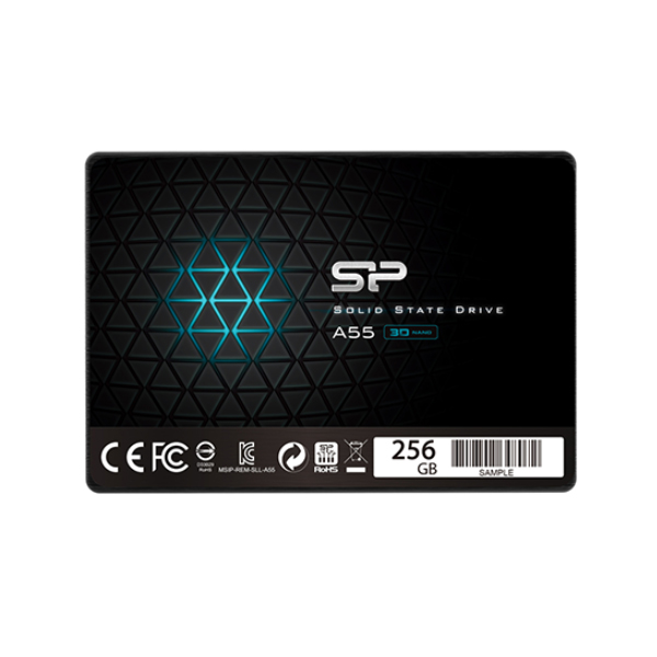 Ổ SSD Silicon SP256GBSS3A55S25 A55 256G (SATA3/ 2.5Inch/ 520MB/s/ 450MB/s)