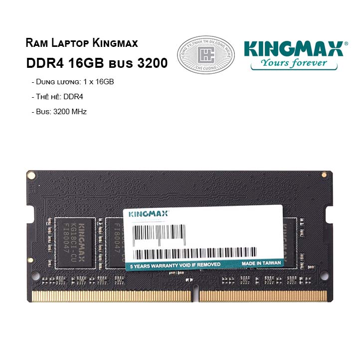 Ram Laptop Kingmax DDR4 16GB bus 3200