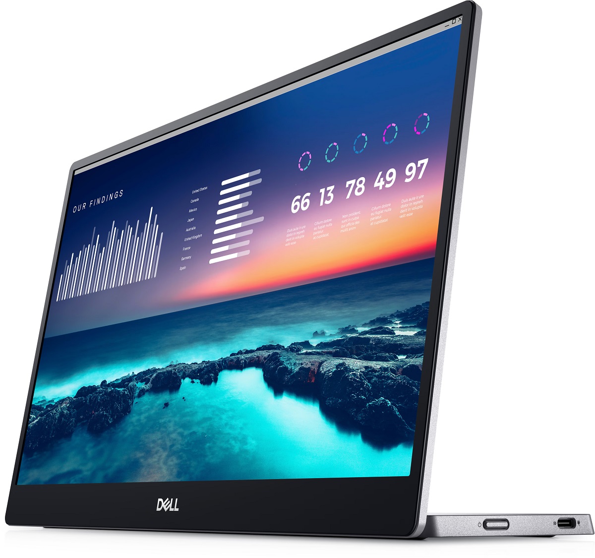 Màn hình di động Dell C1422H 14inch FHD/ IPS/ 60Hz/ USB-C/ LED