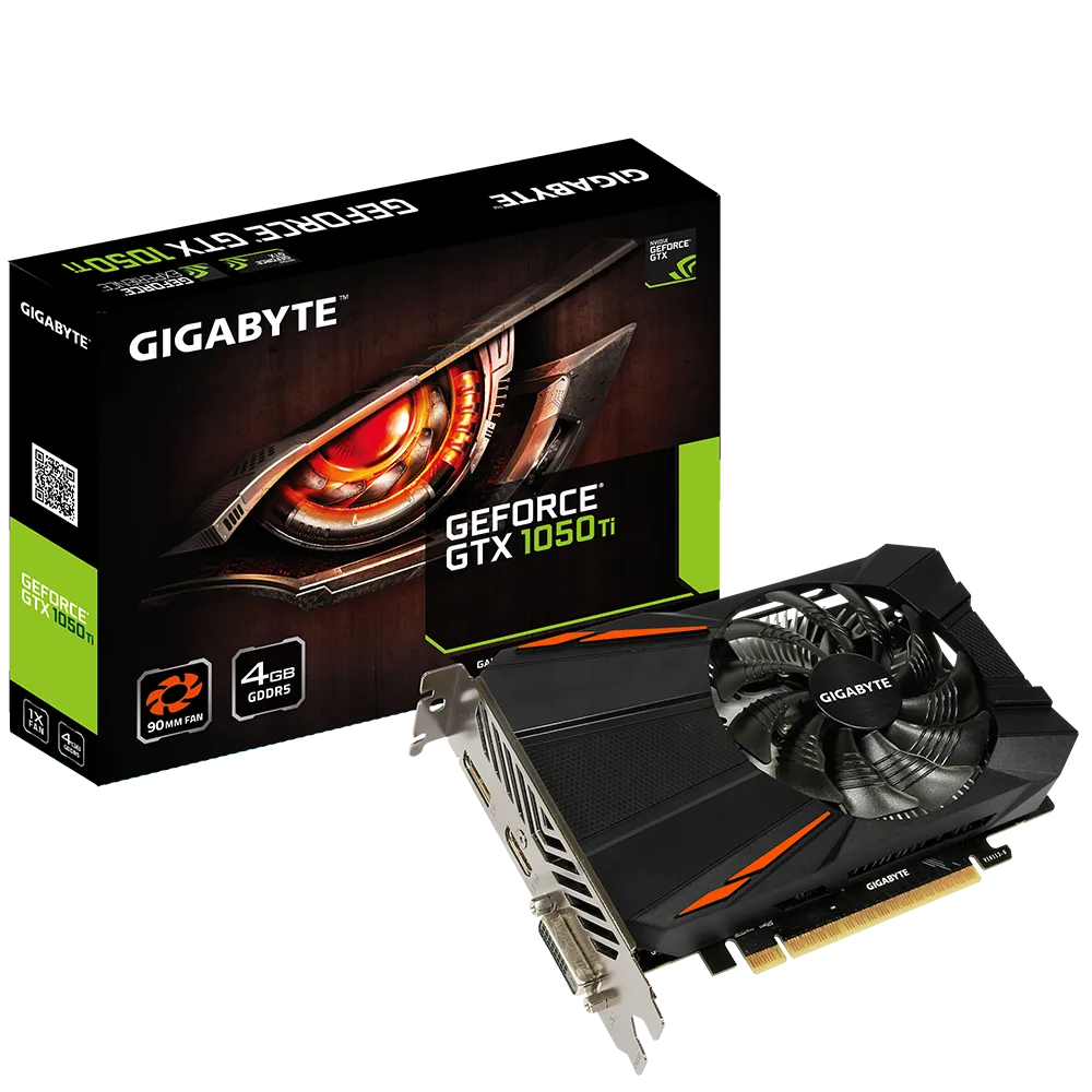 VGA GIGABYTE GeForce GTX 1050Ti D5 (GV-N105TD5-4GD )