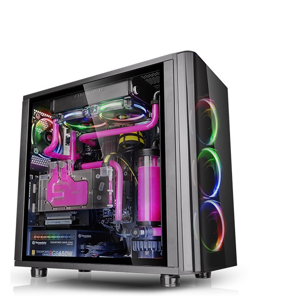 Thùng Case THERMALTAKE View 31 Riing RGB Tempered Glass (CA-1H8-00M1WN-01)