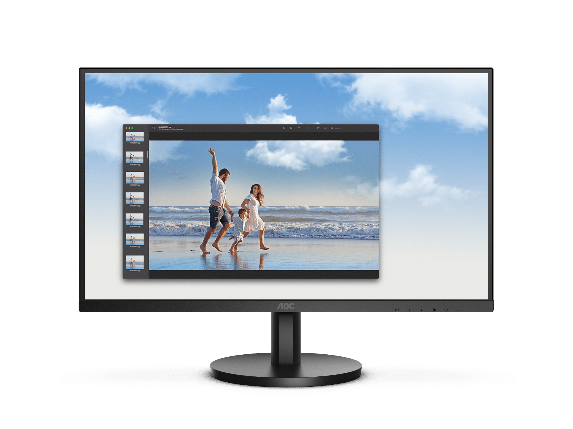 Màn hình AOC 24B3HM/74 (23.8 inch/FHD/VA/75Hz/4ms)