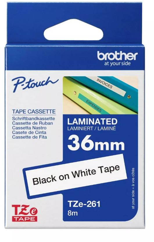 NHÃN IN BROTHER TZe-261 36mm