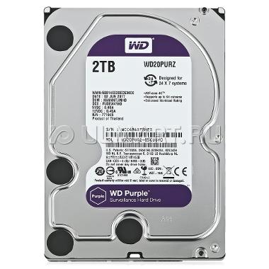 HDD WD Purple 2TB - WD20PURZ 