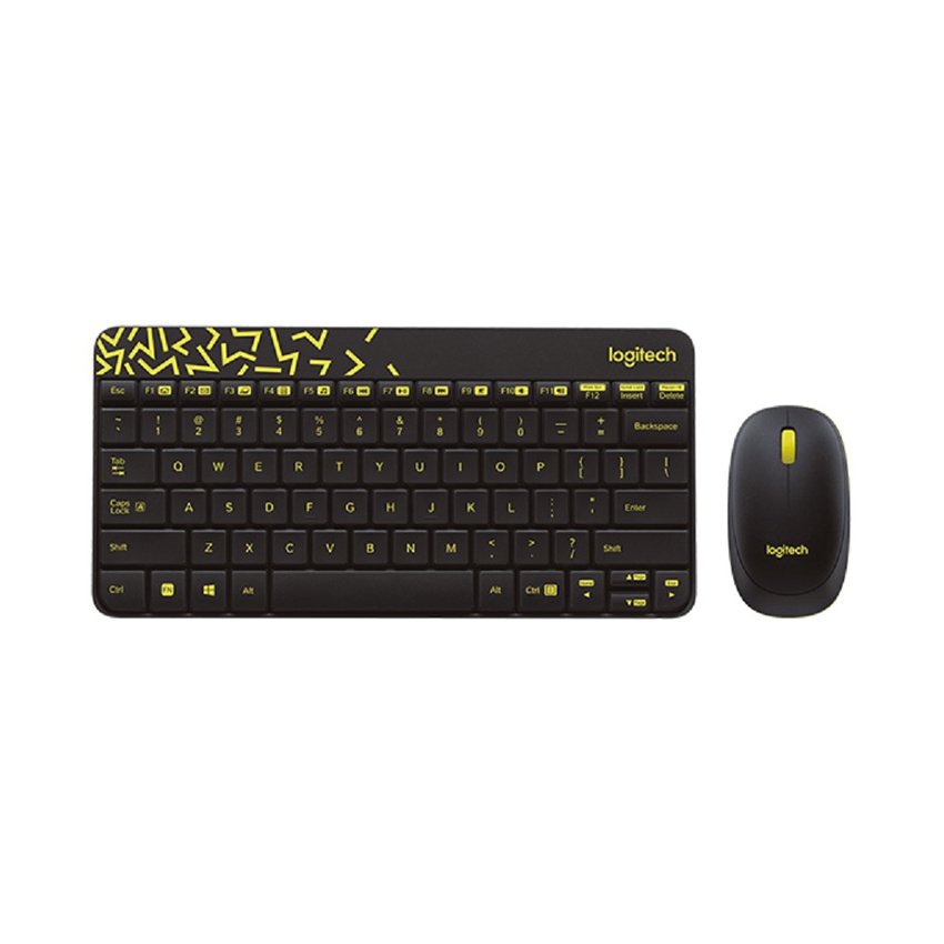 Bộ bàn phím chuột không dây Logitech MK240 Nano Wireless (USB/đen)