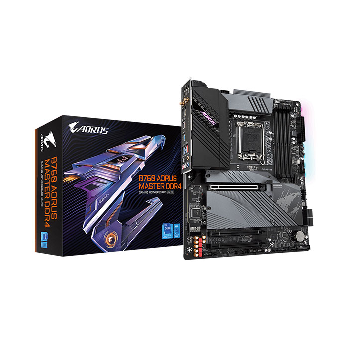 Bo Mach Chủ Gaming Gigabyte B760 Aorus Master DDR4 (Wifi+Bluetooth)