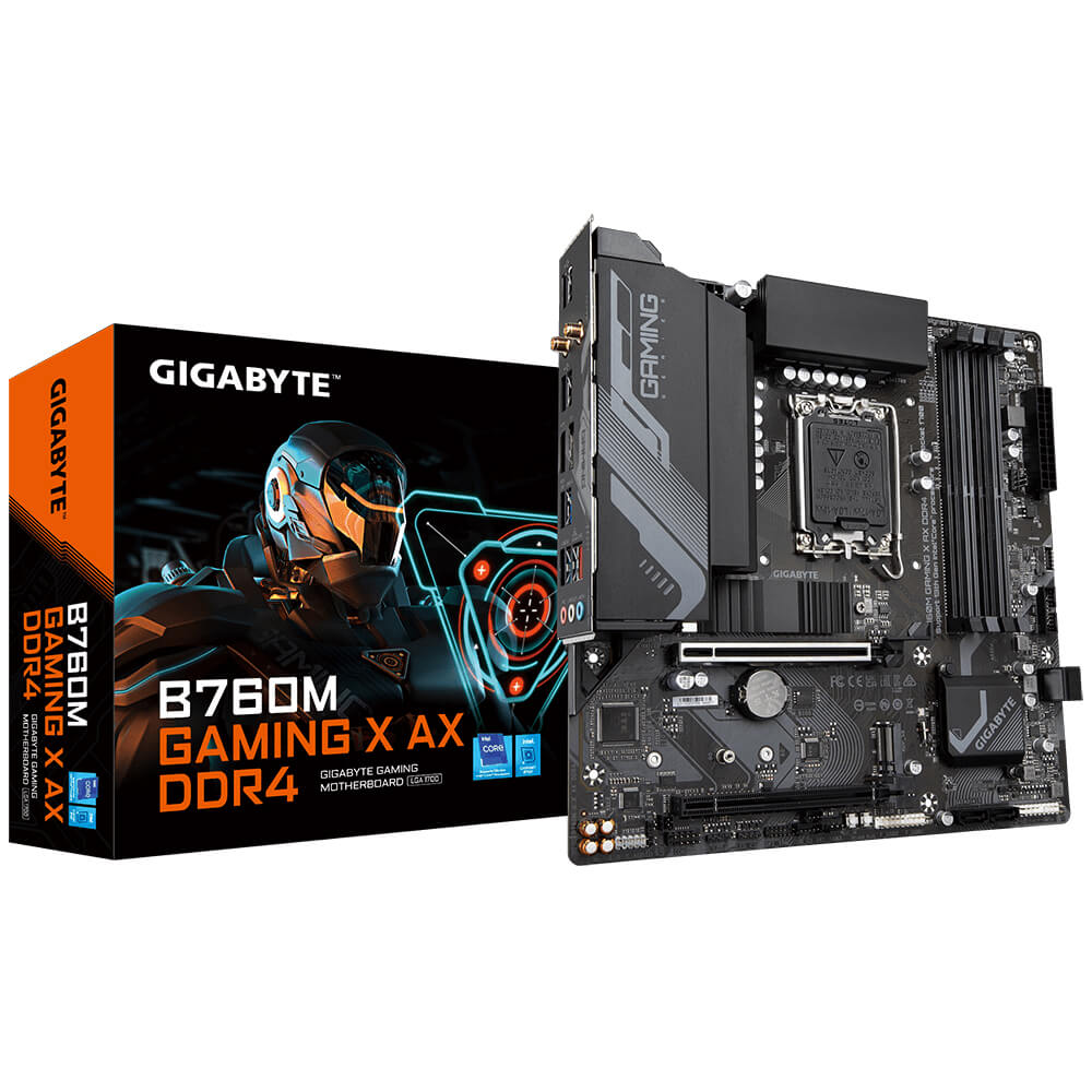 Mainboard Gigabyte B760M Gaming X AX DDR4 (Wifi+Bluetooth)