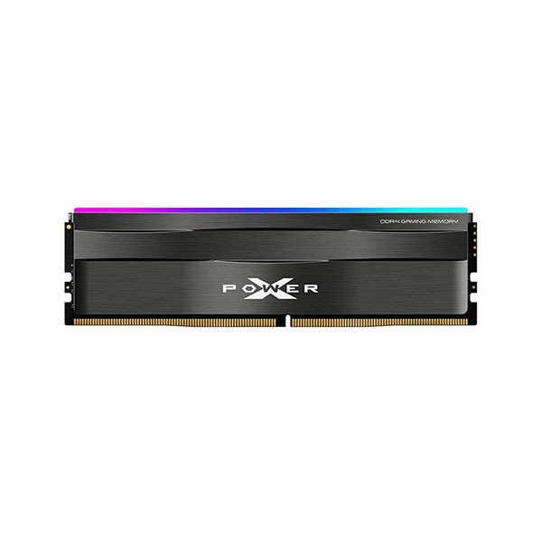 Ram desktop Silicon Power 8GB DDR4 bus 3200Mhz RGB (SP008GXLZU320BSD) (DDR4/ 3200 Mhz/ LED RGB/ Tản nhiệt/ Non-ECC)