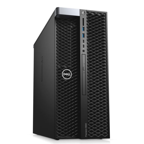 Máy tính trạm Dell Precision 5820 Tower, Xeon W-2223, 16GB, 512GB SSD, 1TB, DVDWR, T1000 8GB, KB, M, 950W PSU, 4 mDP to DP adapter, Win 11 Pro, 3Y WTY, (D02T002)