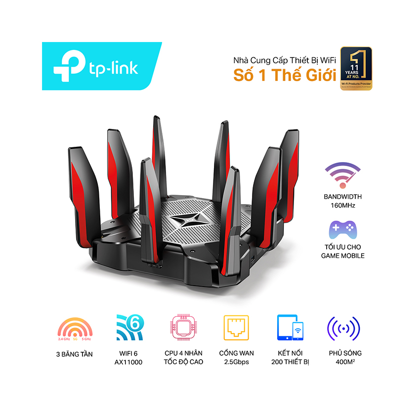 BỘ PHÁT WIFI TP-LINK ARCHER AX11000