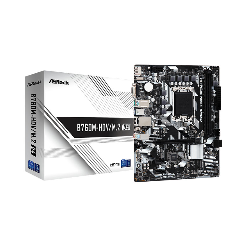 MAINBOARD ASROCK B760M-HDV/M.2 D4