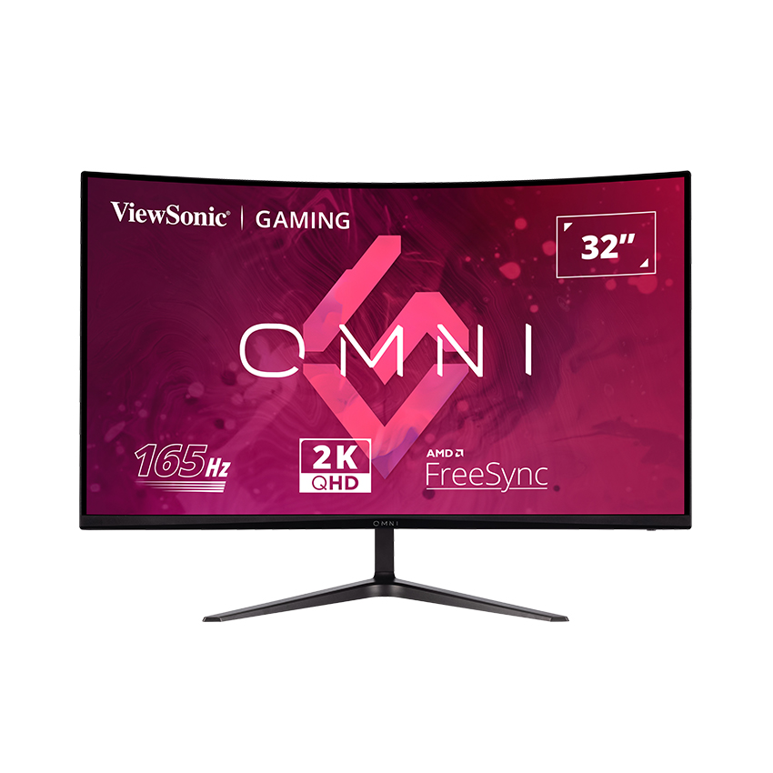 MÀN HÌNH VIEWSONIC VX3218C-2K (31.5 INCH/QHD/VA/165HZ/1MS/250NITS/HDMI+DP/CONG)