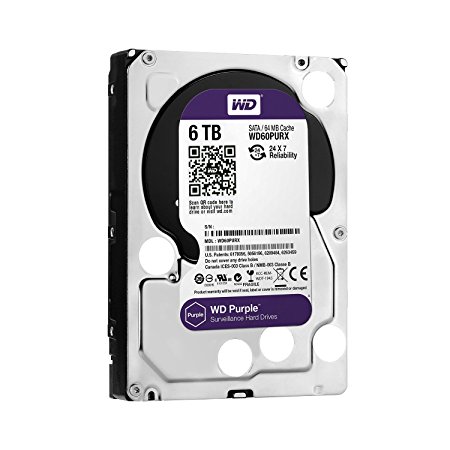 HDD WD Purple 6TB  -  WD63PURZ  TÍM