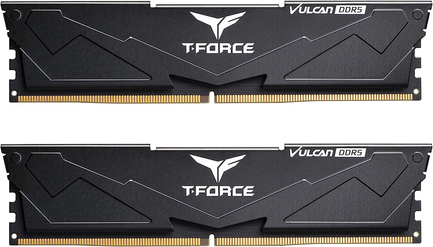 Ram máy tính TEAM T-Force Vulcan Black 32GB (2x16GB) DDR5 5600Mhz