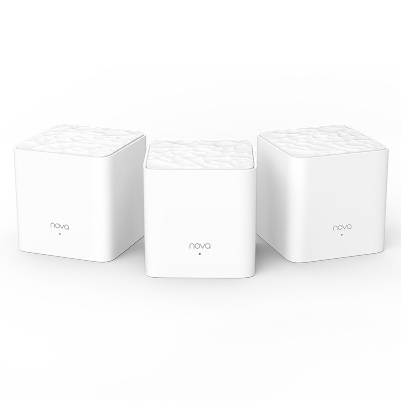 TENDA NOVA MW3 - HỆ THỐNG WIFI MESH CHO GIA ĐÌNH, PHỦ SÓNG RỘNG 300M2 (3 BỘ PHÁT)