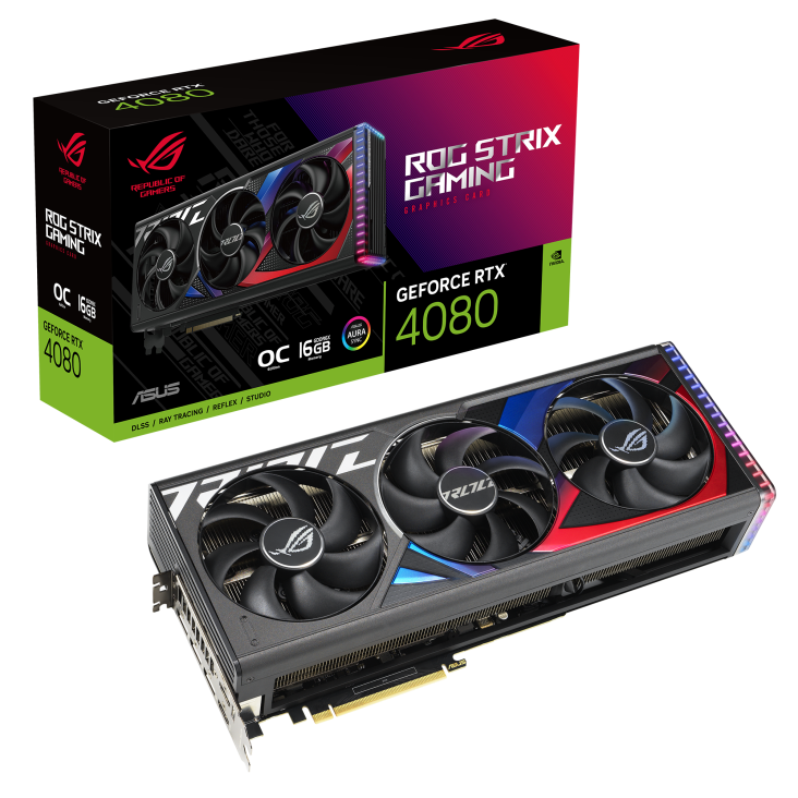 Card màn hình ASUS ROG-STRIX-RTX4080-O16G-GAMING 16GB GDDR6X