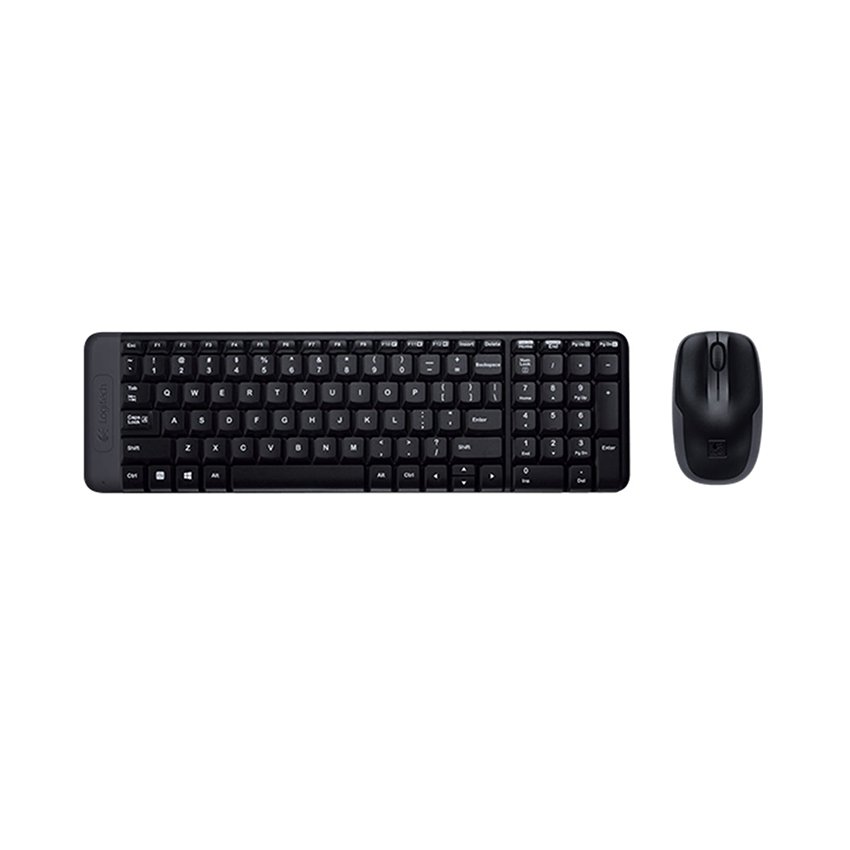 BỘ BÀN PHÍM CHUỘT KHÔNG DÂY LOGITECH MK220 WIRELESS (USB/ĐEN)