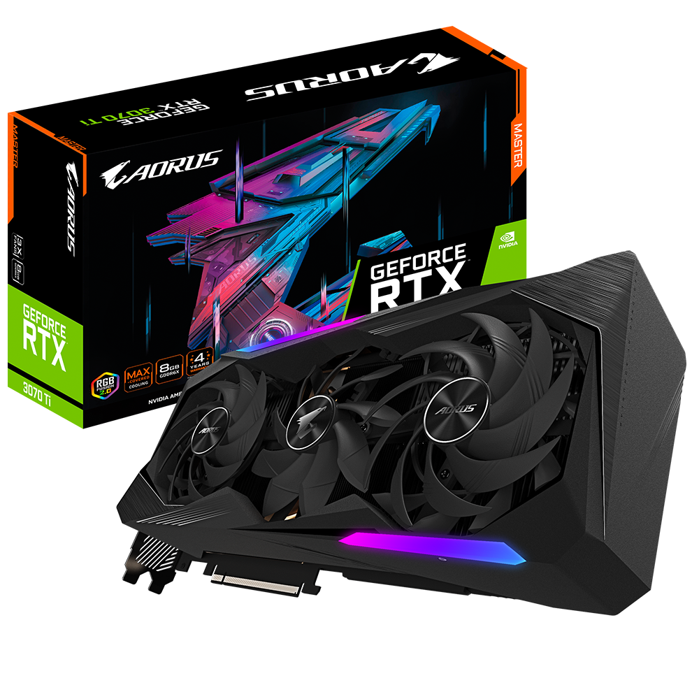 VGA GIGABYTE GeForce RTX™ 3070 Ti AORUSMASTER 8G N307TAORUS M-8GD