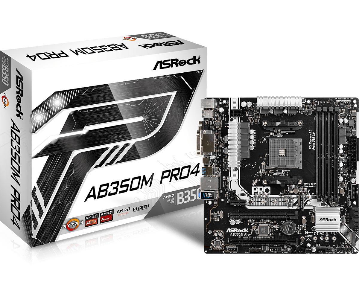 Main Asrock AB350M PRO4 Socket AM4