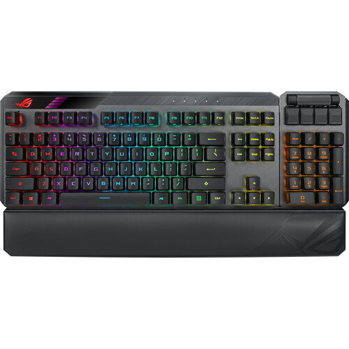 Bàn phím chơi game cơ RGB không dây ASUS MA02 ROG Claymore II (RX Red)