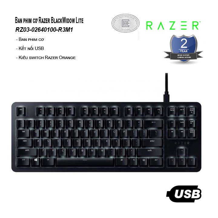 Bàn phím cơ Razer BlackWidow Lite (RZ03-02640100-R3M1)