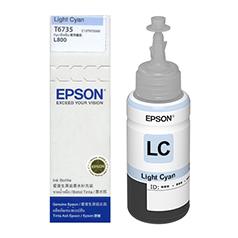 MỰC IN EPSON - C13T673500 LIGHT CYAN - MÁY SỬ DỤNG: L800