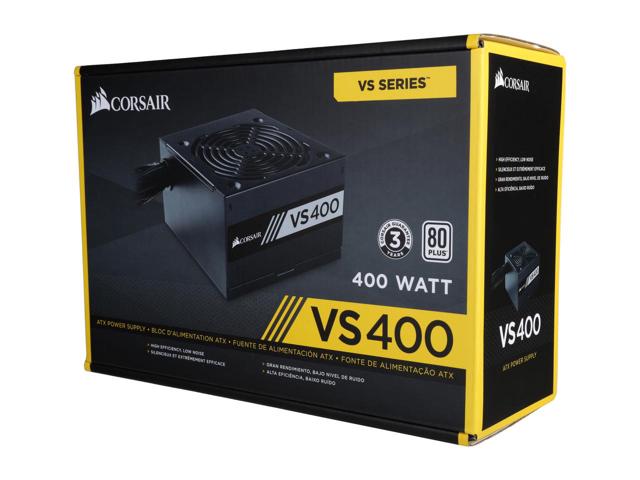 NGUỒN MÁY TÍNH CORSAIR - VS400 - 80 PLUS WHITE - CP-9020117-NA