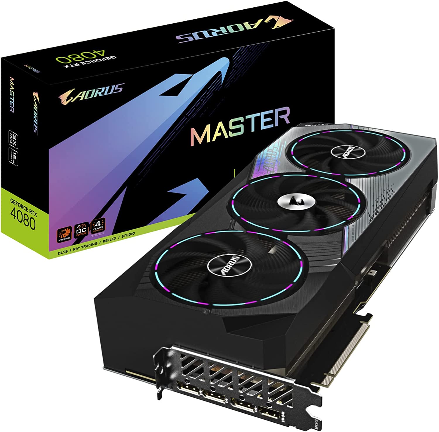 Card đồ họa Gigabyte AORUS GeForce RTX 4080 Master 16G