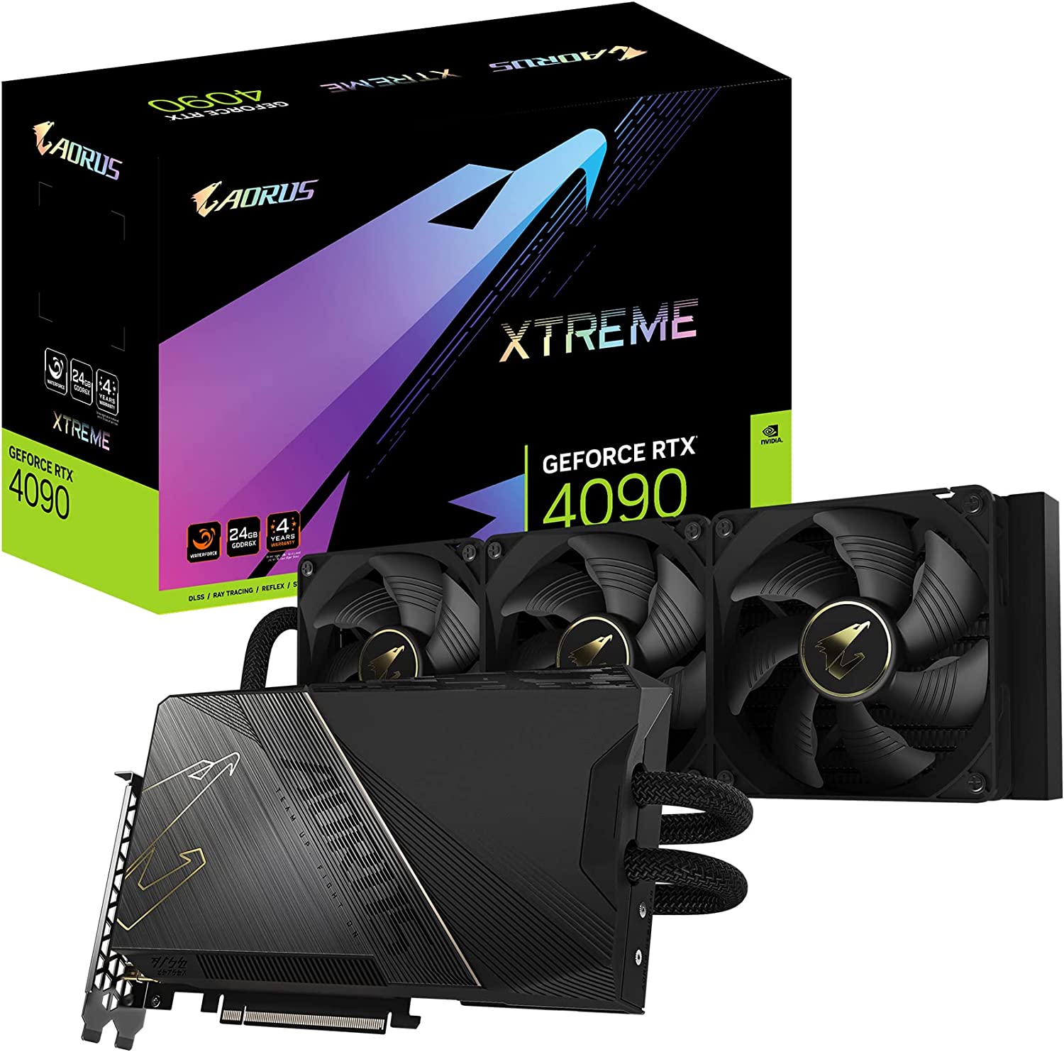 Card đồ họa Gigabyte AORUS GeForce RTX 4090 Xtreme WATERFORCE 24G