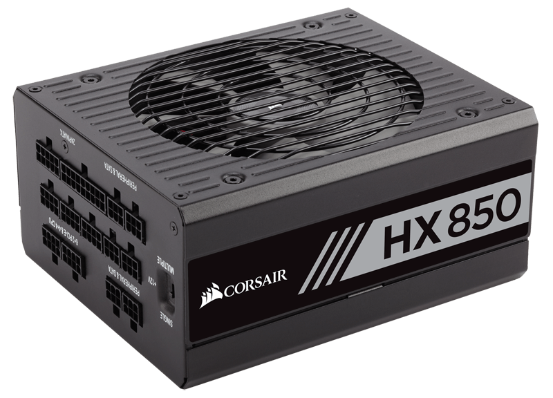 NGUỒN MÁY TÍNH CORSAIR - HX850 - 80 Plus Platinum - Full Modul - CP-9020138-NA