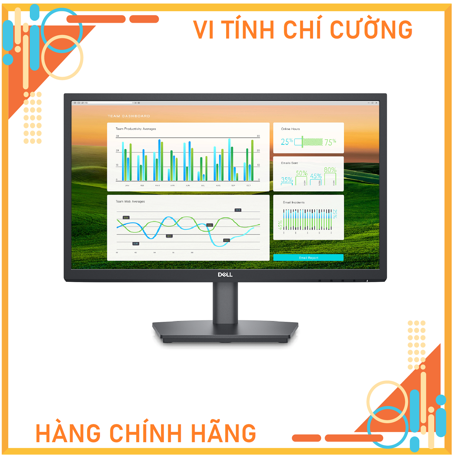 Màn hình Dell E2222HS (21.5inch/FHD/75Hz/5ms/250nits/HDMI+DP+Dsub/Loa)