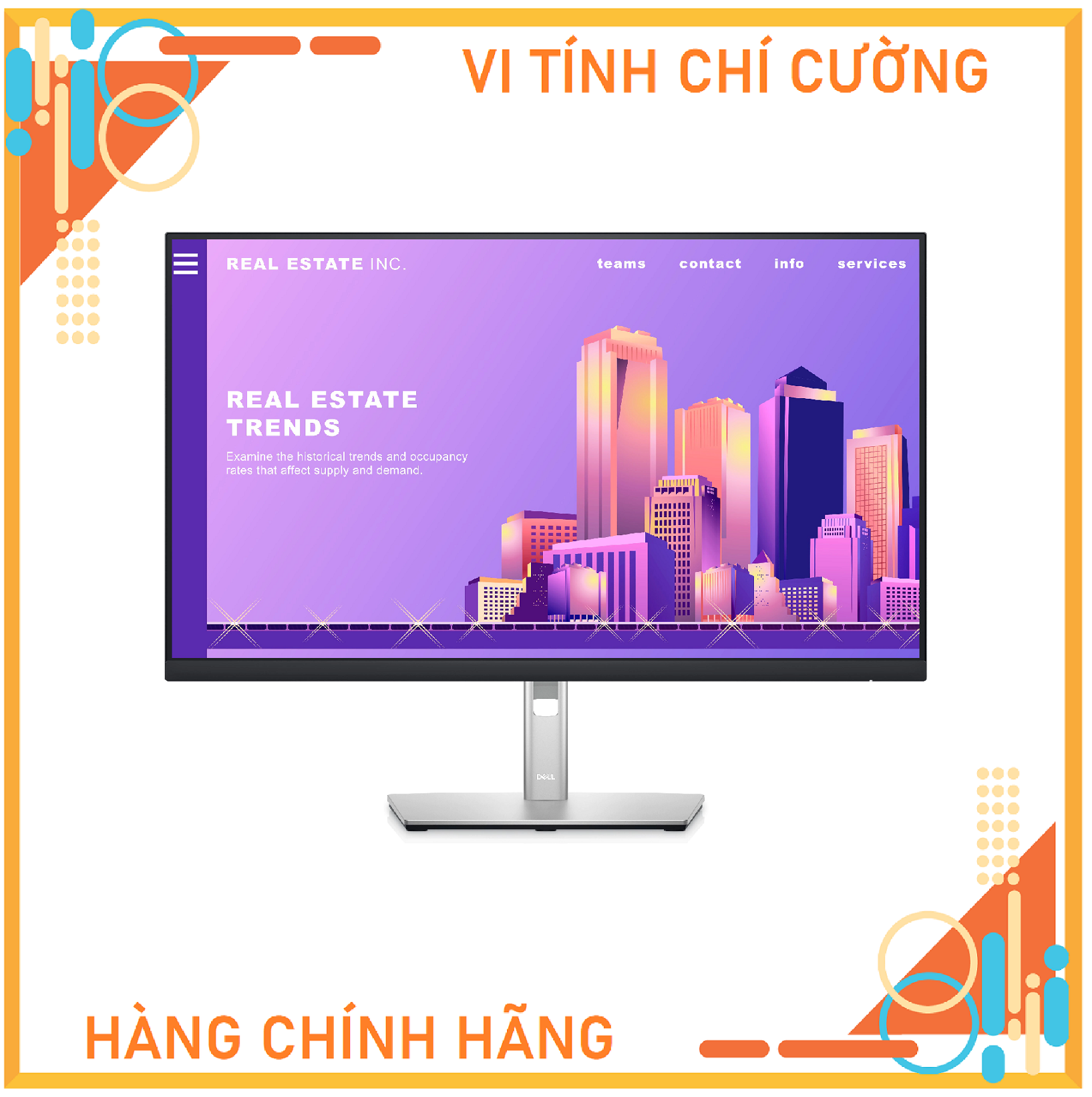 Màn hình Dell P2722H 27 inch Full HD/ IPS/ 5ms 