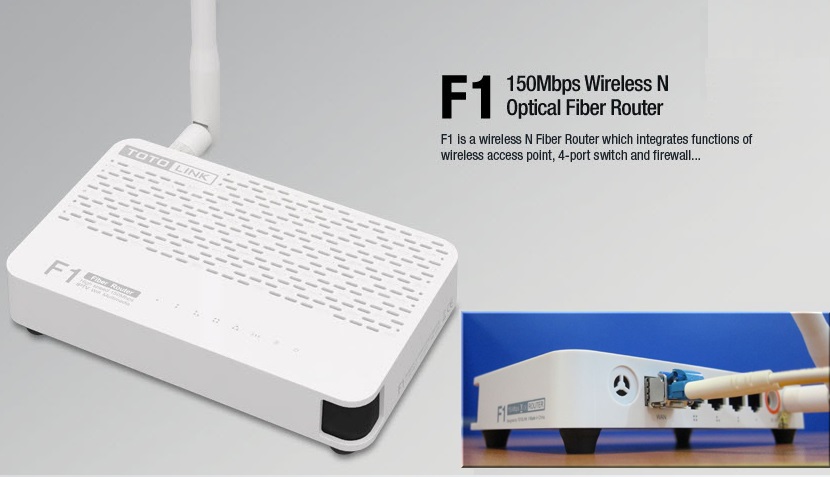 Bộ phát wifi TotoLink F1 - có cổng quang trực tiếp