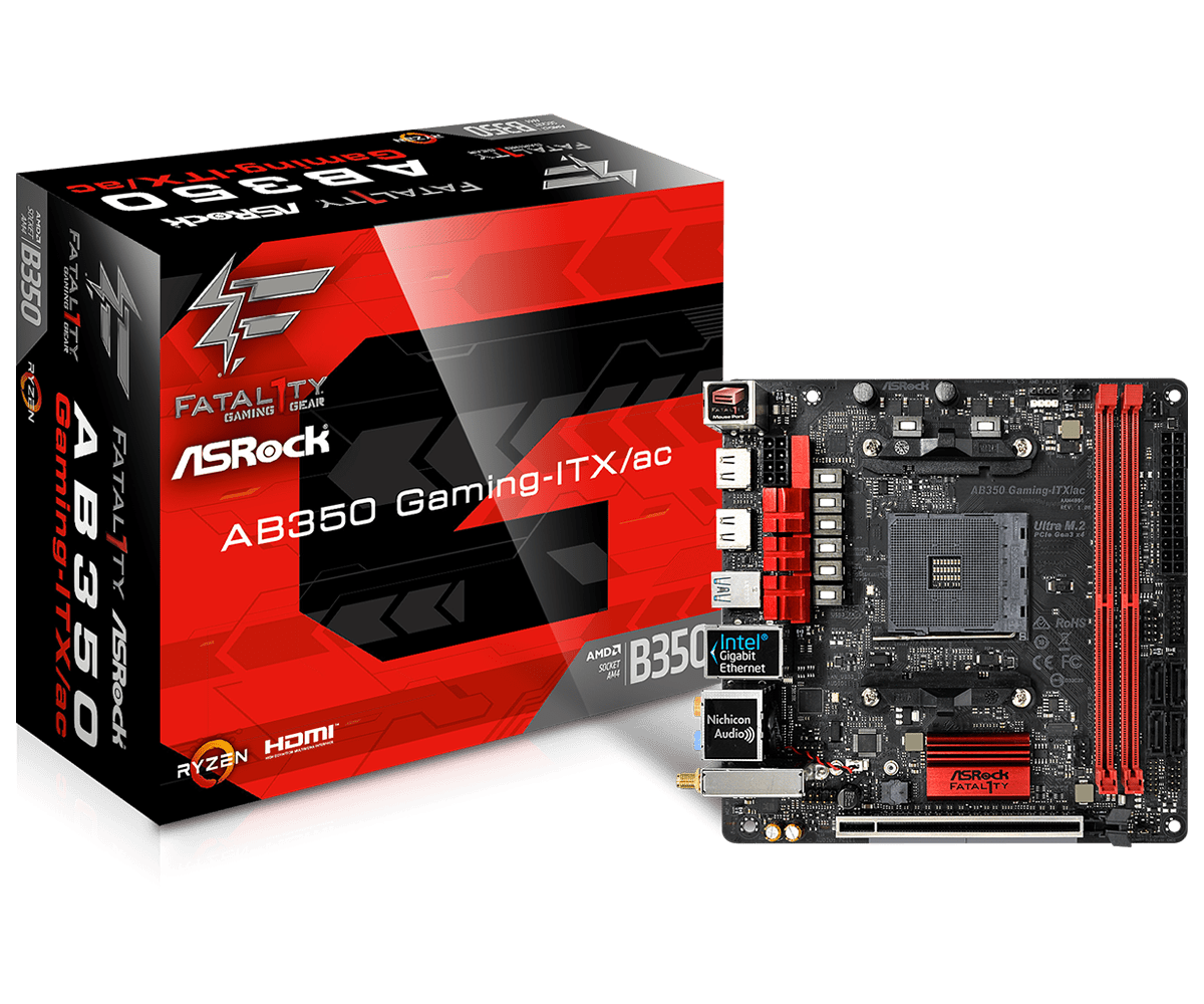 Main Asrock AB350 Gaming-ITX/ac socket AM4