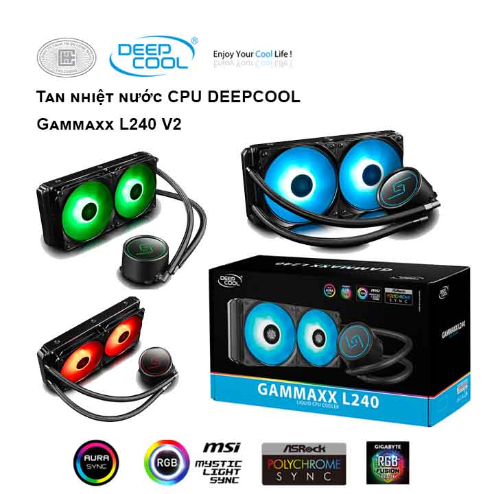 Tản nhiệt nước cho CPU DEEPCOOL GAMMAXX L240 V2