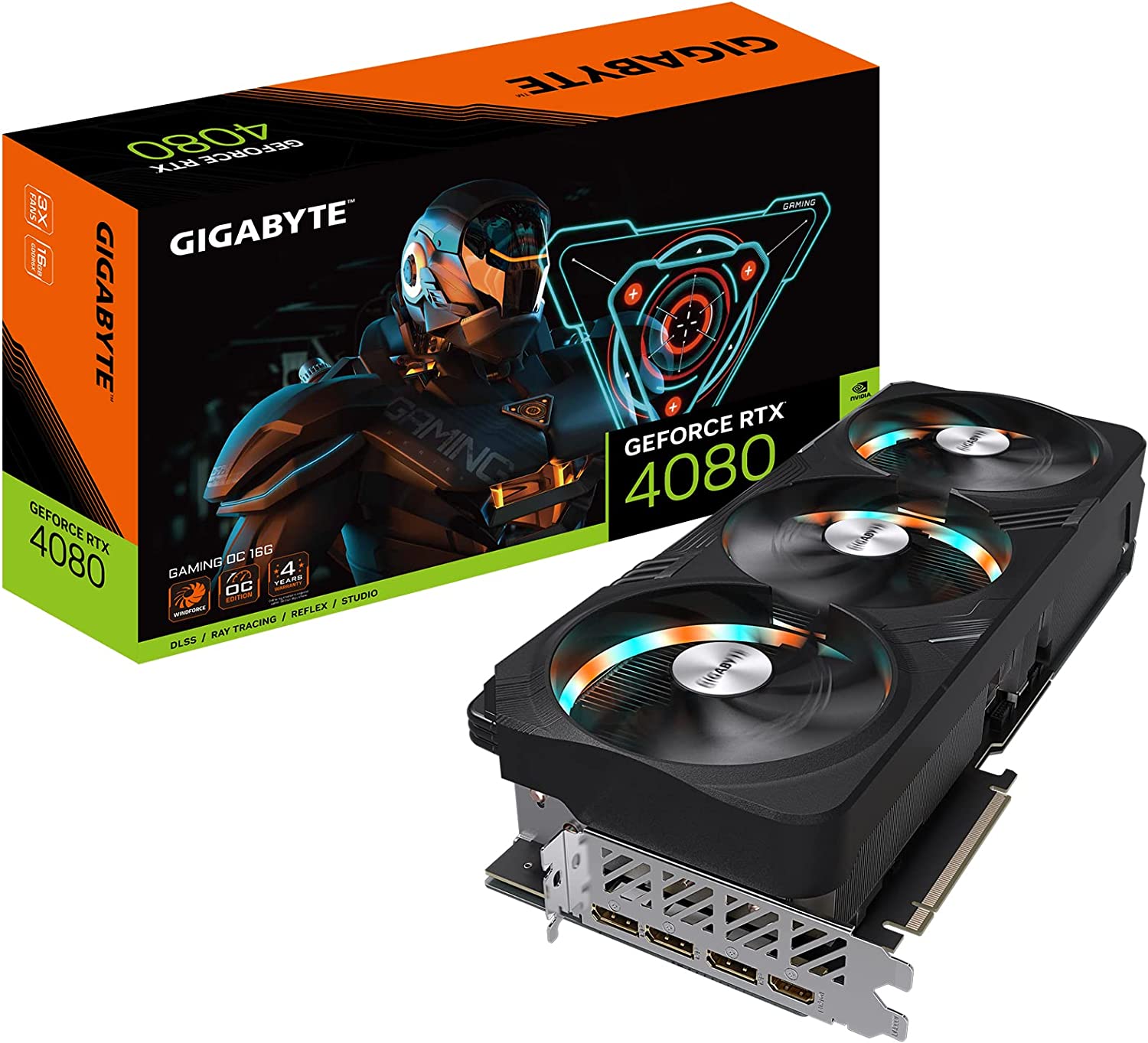 Card đồ họa Gigabyte GeForce RTX 4080 Gaming OC 16G