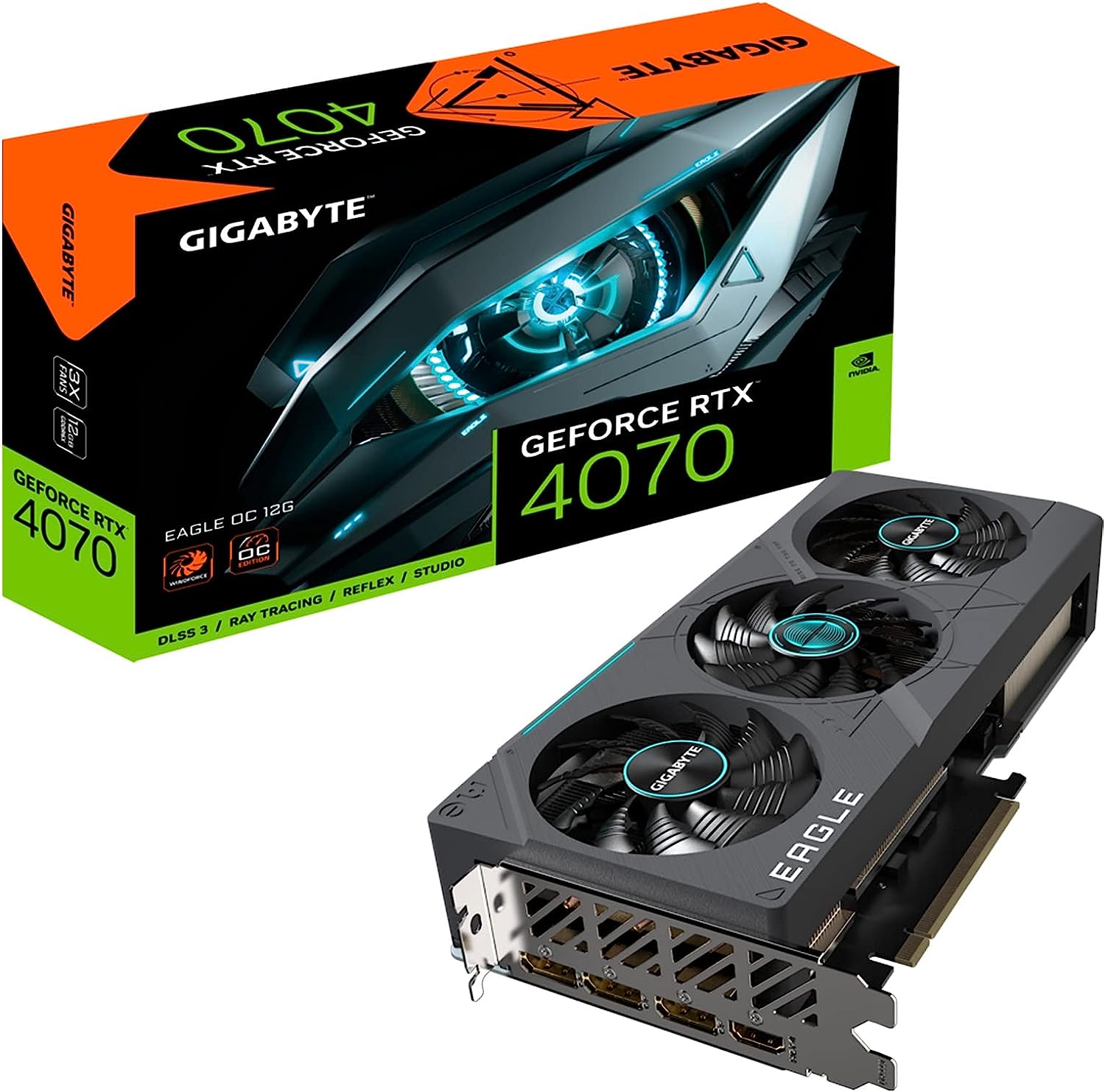 Card đồ họa Gigabyte GeForce RTX 4070 Eagle OC 12G