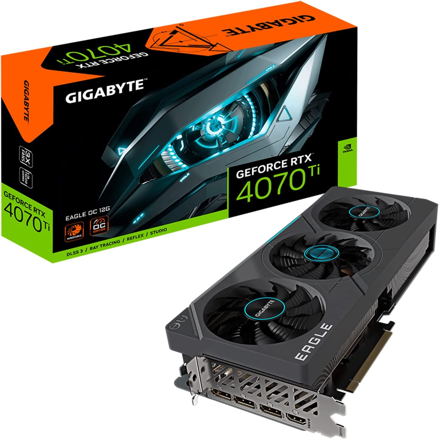 Card đồ họa Gigabyte GeForce RTX 4070 Ti Eagle OC 12G