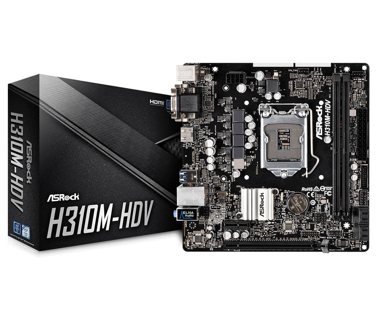 MAin AsRock H310M-HDV Socket 1151 v2