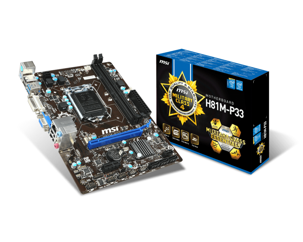 MAIN MSI H81M e33 - Socket LGA1150