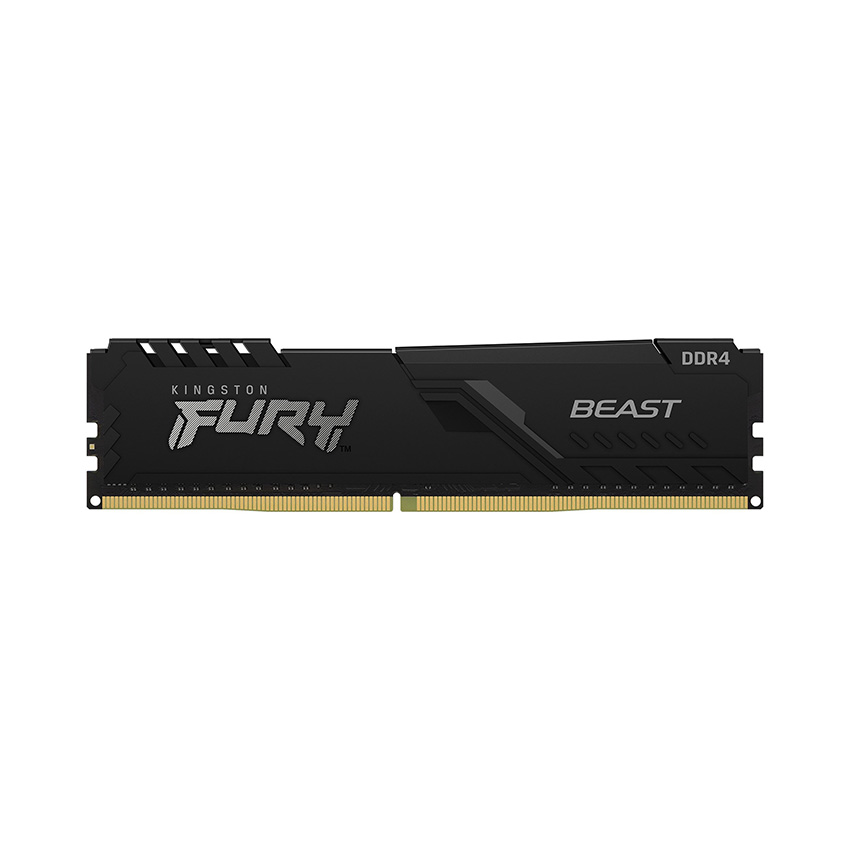 Ram Kingston Fury 16GB 2666MHz DDR4 CL16 DIMM 1Gx8  Beast Black