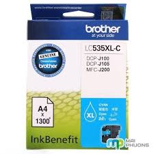 Mực in Brother LC-535XLC màu xanh