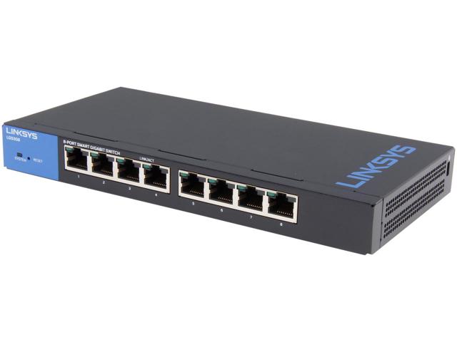 LINKSYS LGS308 - 8-Port Smart Gigabit Switch