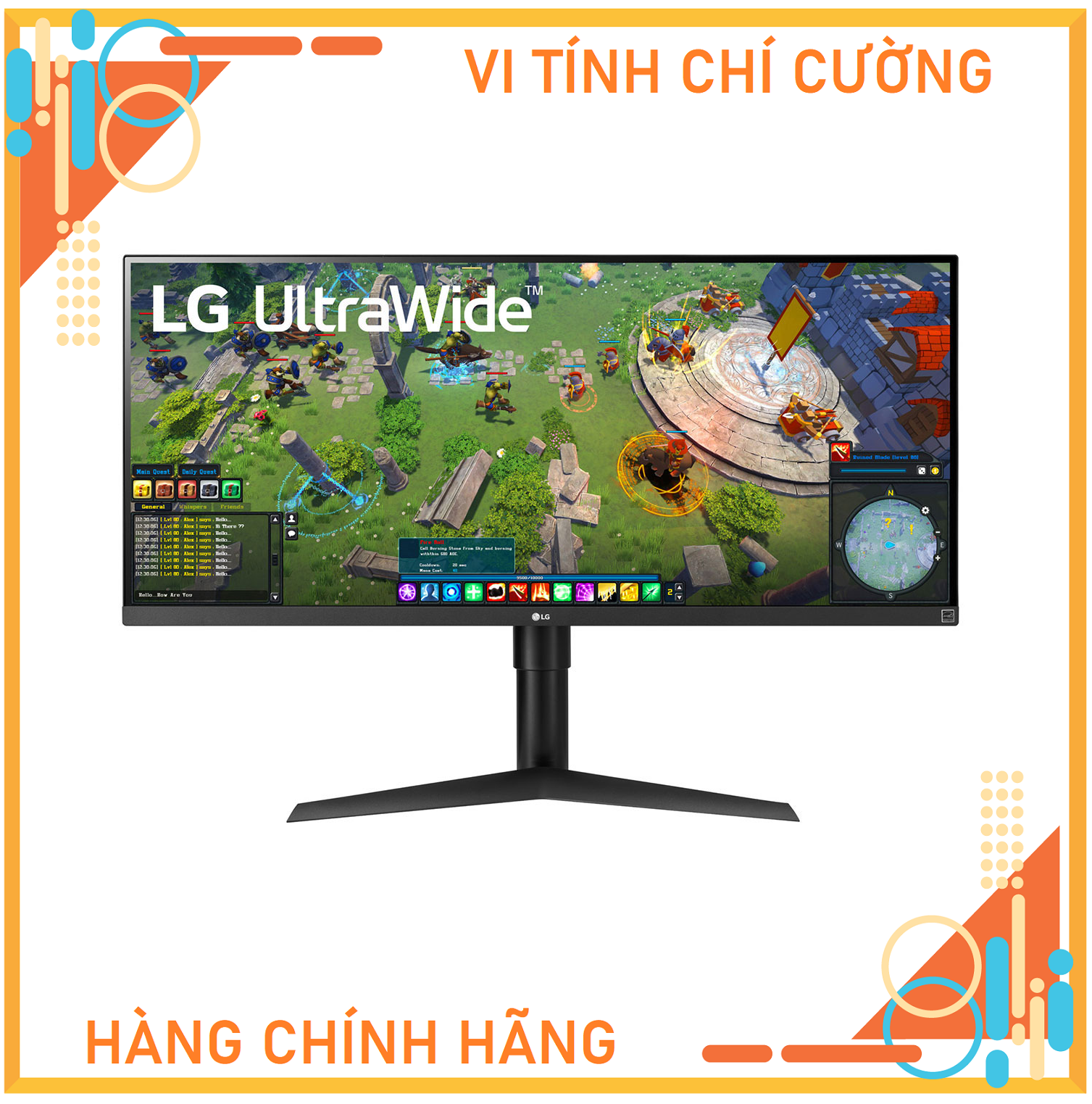 Màn hình LG 34WP65G-B.ATV (34inch/WFHD/IPS/75Hz/5ms/400nits/HDMI+DP+USBC+Audio/FreeSync)