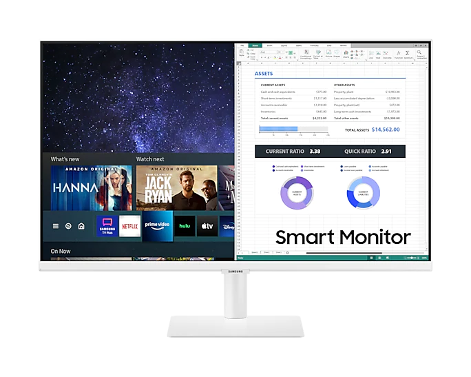 Màn hình Samsung LS27AM501NEXXV 27inch/ FHD/ VA/ 60Hz/ 8ms/ 250nits/ HDMI/ Tivi+Remote/ Trắng