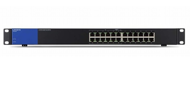 Linksys 24 Ports Gigabit PoE+ Switch LGS124P - UNMANAGED SWITCH