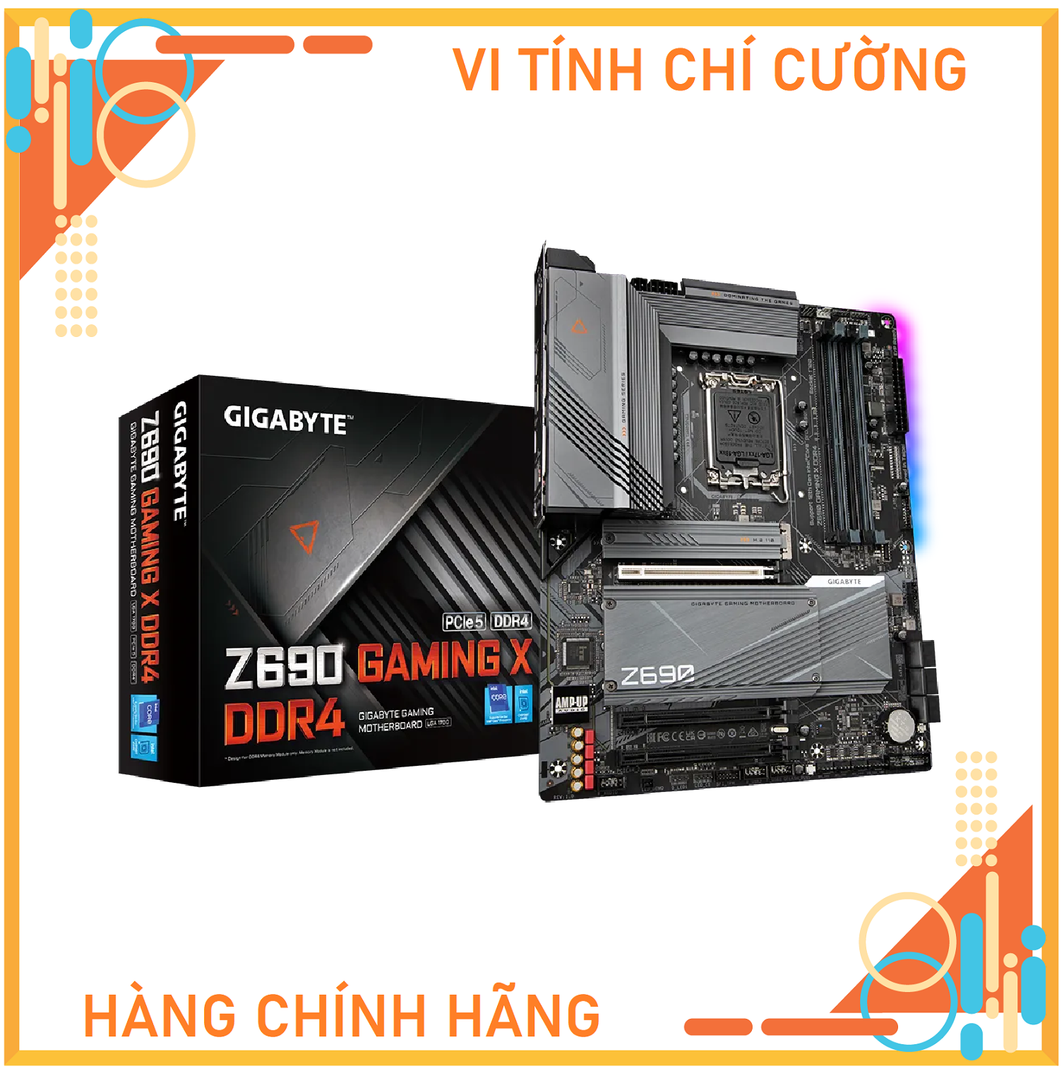 Mainboard Gigabyte Z690 GAMING X (Intel Z690, Socket 1700, ATX, 4 khe Ram DDR4)