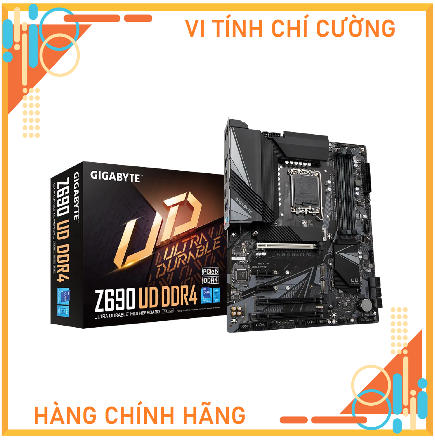 Mainboard Gigabyte Z690 UD D4 (Intel Z690, Socket 1700, ATX, 4 khe Ram DDR4)